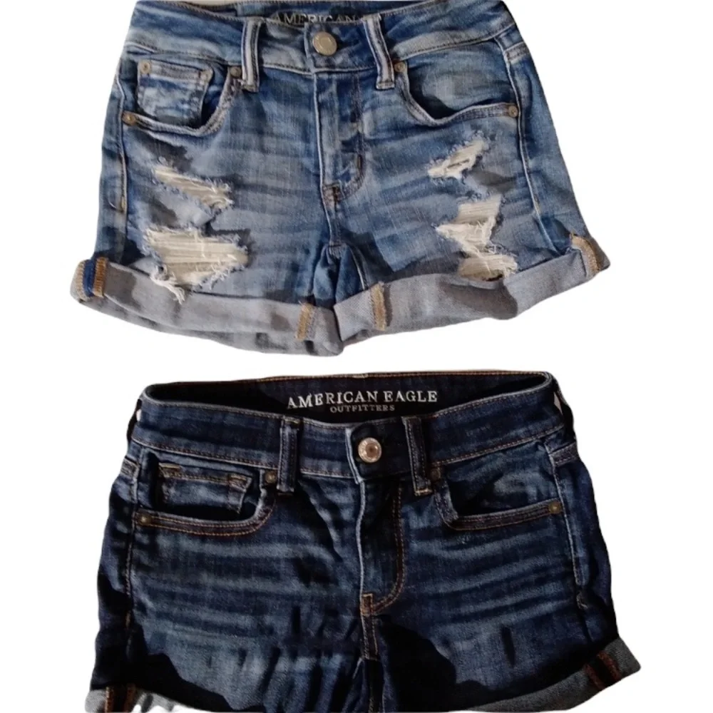 American Eagle Shorts Size 00 Jeans Rip Distressed